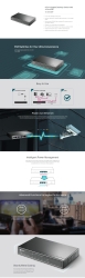 PoE Switch: 8-Port Gigabit Desktop Switch With 4-Port PoE 55W TL-SG1008P