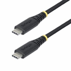 StarTech.com 1m (3.3ft) Usb-c Charging Cable, 240W Pd Epr, Dual-Layer Silicone/Braided Jacket, Rugged USB 2.0 Laptop Charge Cord, USB-If - USB C Cable Supports Pd 3.1 Epr Up To 240W 5A; USB-If Certified; Dual-layer Silicone/braided Nylon Jacket Is Rugged
