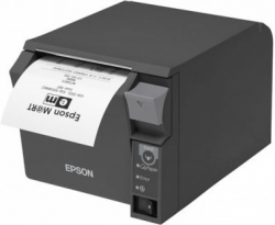 Epson Tm-t70ii Under-counter Compact Thermal Receipt Printerbuilt-in Usb Ethernet Ub-e04 Dark Grey