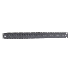 4Cabling 1RU 48 Port CAT6 Universal Termination Patch Panel 006.004.0048