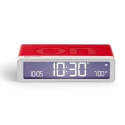Lexon Flip Classic Reversible Alarm Clock Pantone - 2035 Red LD-LR157PT-R