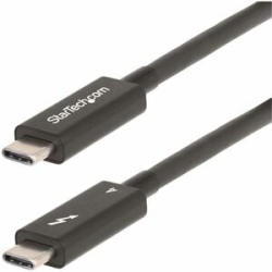 StarTech.com 1.83 M Thunderbolt 4 Data Transfer Cable - 1 - Cable For Notebook, Docking Station, Monitor, PCIe Solid State Drive, USB Device - First End: 1 X Thunderbolt 4 (USB 4.0) - Male - Second End: 1 X Thunderbolt 4 (USB 4.0) - Male - 40 Gbit/s - Su