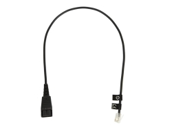 Jabra Qd To RJ9 Straight Bottom Cord, 0.5M 8800-00-01