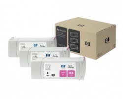 Hp C5074a Hp 83 Uv Magenta 3 X 680ml Multipack For Designjet 5/ 55 Series