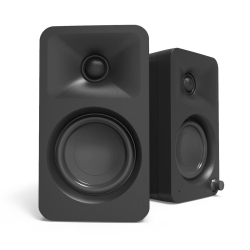 Kanto Ora 100W Powered Reference Desktop Computer Speakers With Bluetooth 5.0 Black KO-ORA-1