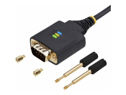 Startech 13FT (4M) 2-Port USB To Serial Adapter Cable, Interchangeable DB9 Screws/Nuts, Co 2P6FFC-USB-SERIAL