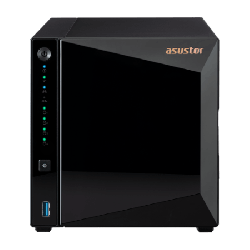 Asustor 4-Bay Nas 3.5"/2,5"(0/4), QC-1.7GHz, 2GB, 2.5G LAN(1), Twr, 3YR AS3304T V2