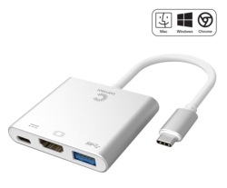 Comsol USB-C Male To HDMI/USB 3.0/USB-C Adapter CMMP05