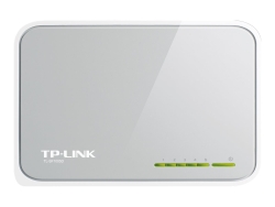 Tp-Link 5-Port Unmanaged Switch, 10/100Mbps(5), White, 3YR TL-SF1005D
