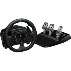 Logitech G923 Gaming Pedal/Steering Wheel - Cable - USB - Pc, PlayStation, PlayStation 4, PlayStation 5 - Black 941-000152