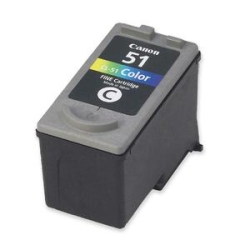 Canon Cl-51 Original Inkjet Ink Cartridge - Colour - 1 / Pack - 330 Pages CL51