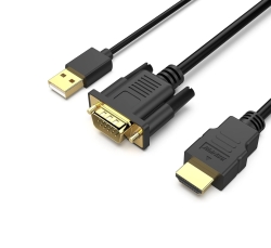 Benfei 000324BK VGA To Hdmi Cable With Audio, 1080P Uni-Directional 1.8M Cable ELEBEN000324BK
