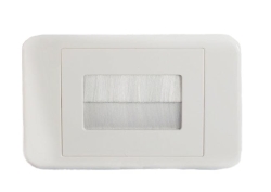 Brush Wall Plate - White 016.000.1010