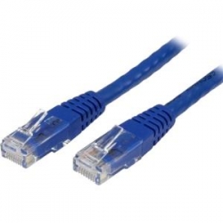 Startech Cat6 Patch Cable With Molded Rj45 Connectors - 1 Ft. - Blue C6patch1bl