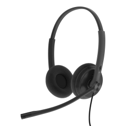 Yealink UH34 Lite Dual Uc USB Headset, Lightweight, All Day Wearing Comfort, Ear Wideband Noise Cancelling Microphone, Foamy Ear Cushions, Usb-a UH34-L-D-UC