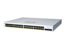 Cisco - CBS220 Smart 48-port Ge, Full PoE, 4x10G Sfp+ CBS220-48FP-4X-AU