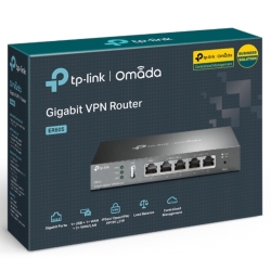 TP-Link Tl-Er605 (Tl-R605) SafeStream Gigabit Multi-WAN Vpn Router PPPoE 1 Wan 3 Changeable Wan/LAN Ports 10Base-T, Centralised Cloud, Omada ER605