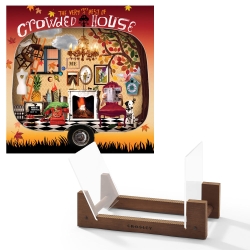 Crowded House The Very Very Best Of Crowed House - Double Vinyl Album & Crosley Record Storage Display Stand UM-5784758-BS