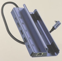 Benfei 000492GY 6 In 1 Docking 1xHDMI 4K, 2xUSB-A 3.0, 1xUSB-C 3.0, 1xUSB-C Pd, 1xRJ45 ELEBEN000492GY