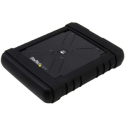 StarTech.com Drive Enclosure Sata - USB 3.0 Micro-B Host Interface - Uasp Support External - Black - Hot Swappable Bays - 1 X Hdd Supported - 1 X SSD Supported - 1 X Total Bay - 1 X 2.5" Bay - Silicone S251BRU33