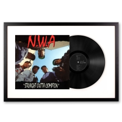 Framed N.w.a. Straight Outta Compton - Vinyl Album Art UM-5346995-FD