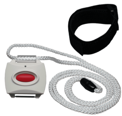 Alula Security - Panic Button Red With Neck Pendent & Wrist Strap RE603