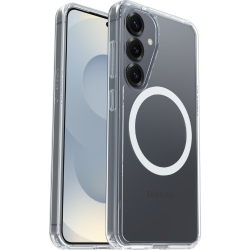 OtterBox Symmetry Clear Magnets Samsung Galaxy S25 5G (6.2") Case Clear - (77-97403), Drop+ 3X Military Standard, Raised Edges, 7 Years Warranty 77-97403
