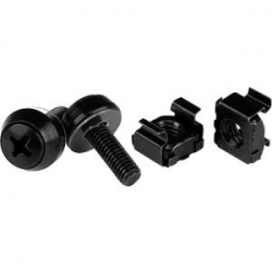 Startech M5 Screws & Cage Nuts - 50 Pack Black Cabscrewm5b