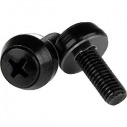 Startech M6 Mounting Screws - 50 Pack Black Cabscrewsm6b