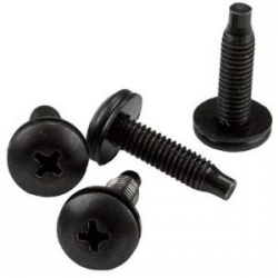 Startech Server Rack Screws - 10-32 Screws - Server Rack Or Network Rack Screws - 50 Pack - Mount