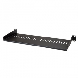 Startech Vented 1u Rack Shelf - 7 In. Deep - 1u Vented Rack Shelf - Add A Sturdy 1u Vented Rack