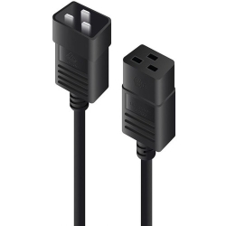 Alogic 3m Iec C19 To Iec C20 Power Extension - Male To Female Cable MF-C19C20-03