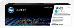 HP 206X High Yield Cyan Original LaserJet Toner Cartridge (W2111X)