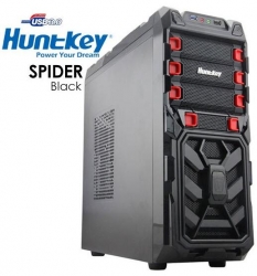 Huntkey Spider Black Gaming Case (no Psu) Cashunspiderblk-1