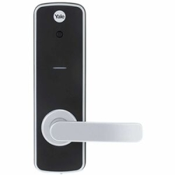 Yale Unity Entrance Smart Lock - Black, Silver - Wireless LAN - Bluetooth - Silver Powder Coat YUR/DEL/1/SIL