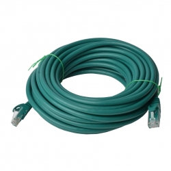 8Ware CAT6A Cable 30m - Green Color RJ45 Ethernet Network LAN Utp Patch Cord Snagless PL6A-30GRN