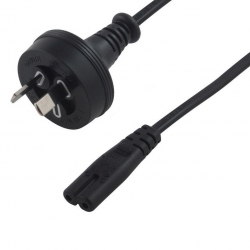 8Ware 2 Pin Core Power Cable 2m Au Plug 240v To Iec C7 Figure Eight Female Appliance Wall Duty For Notebook Ac Adaptor Pos Oem ~Cbpow-2C Hpl240/8B RC-3078C7-OEM
