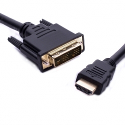 8ware Hdmi To Dvi-D Adapter Converter Cable 5m - Male To Male 30AWG Gold Plated Pvc Jacket For PS4 PS3 Xbox 360 Monitor Pc Computer Projector Dvd RC-HDMIDVI-5