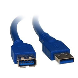 8Ware USB 3.0 Extension Cable 3m A To A Male To Female Blue UC-3003AAE