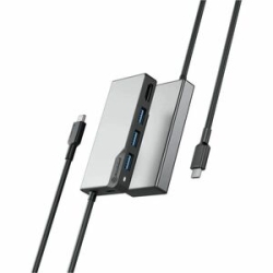 Usb-c Fusion Core 5-in-1 Hdmi & USB Hub�## 1 X HDMI4K60Hz, 3 X Usb-a (USB3.0) 1 X Usb-c (Data + Pd) - Space Grey UCFUHDV2-SGR