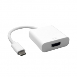Astrotek Thunderbolt USB 3.1 Type C (usb-c) To Hdmi Video Adapter Converter Male To Female For Apple Macbook Chromebook Pixel White At-cmhdmi-mf