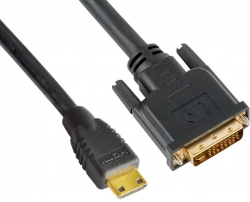 Astrotek Mini Hdmi To Dvi Cable 60cm - 19 Pins Male To 24+1 Pins Male 30awg Od6.0mm Gold Plated