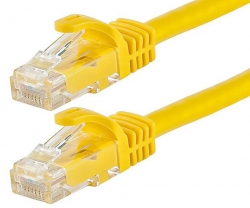 Astrotek CAT6 Cable 25cm/0.25m - Yellow Color Premium RJ45 Ethernet Network LAN Utp Patch Cord 26AWG Cu Jacket AT-RJ45YELU6-025M
