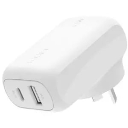 Belkin BoostCharge 24 W Ac Adapter - 2 USB WCB009AUWH