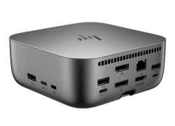 HP Dock G6 Thunderbolt 4 Ulltra Docking Station - 280W Power Delivery 4xDisplays 2xDP 1xHDMI 4xUSB-A 2xUSB-C 1xTB4 2.5GbE RJ45 For HP Ws ~4J0G4AA AW5M5UT