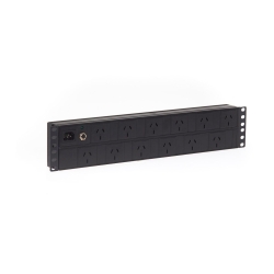 2RU 12 Way Gpo Horizontal Rack Mount Pdu Power Rail PDU.12WHGPO.10A