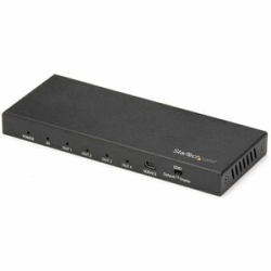 StarTech.com 4 Port Hdmi Splitter - 4K 60Hz - 1x4 Way Hdmi 2.0 Splitter - Hdr - ST124HD218 - Displays The Same Image With Sound On 4 Screens - Splits An Hdmi Video Signal Up 4K 60Hz - 4:4:4 Chroma; Up To 18Gbps (hdmi 2.0b) - Hdr; Hdcp 2.2 To Hdcp 1.4 Con