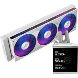 Rog Strix Slc Iv 360 Argb LCD White With 5.08in Ips Display Aio Q-Connector For Clutter-free Installation Powerful Pump And Integrated Triple Argb Fans With Shortened Tubing For A Clean Aesthetic ROG Strix SLC IV 360 Argb LCD WHT