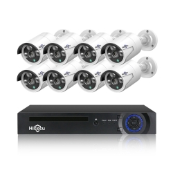 Hiseeu H5Nvr-P8-612P 8CH 2Mp/1080P PoE Cctv System (2TB Hdd) ELEHISH5NVRP8612P