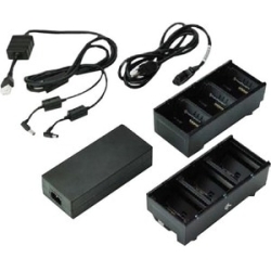 Two 3 Slot Battery Chargers (Charges 6 Batteries) With Power Supply And Y Cable ZQ600 Qln Or ZQ500. Australia Power Cord Included SAC-MPP-6BCHAU1-01